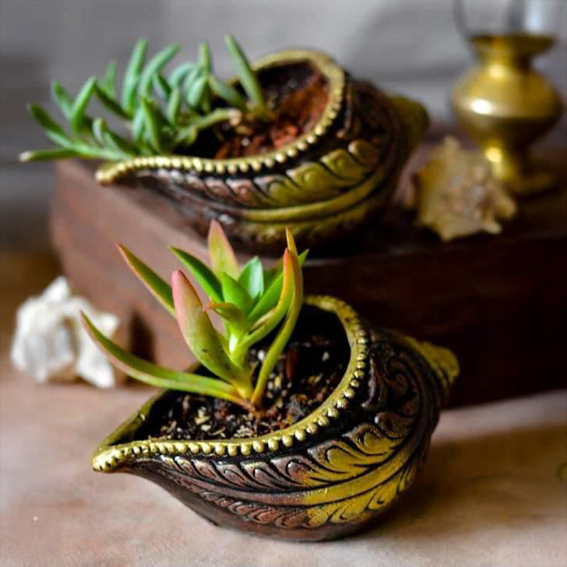 Terrapod Terracotta Planter - Set Of Two media 2