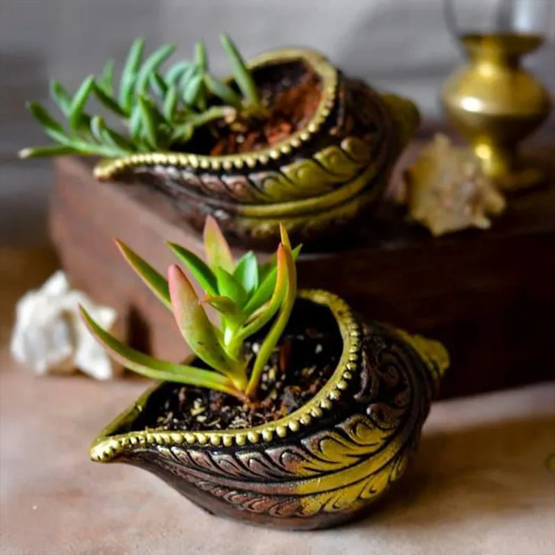 Terrapod Terracotta Planter - Set Of Two media 2