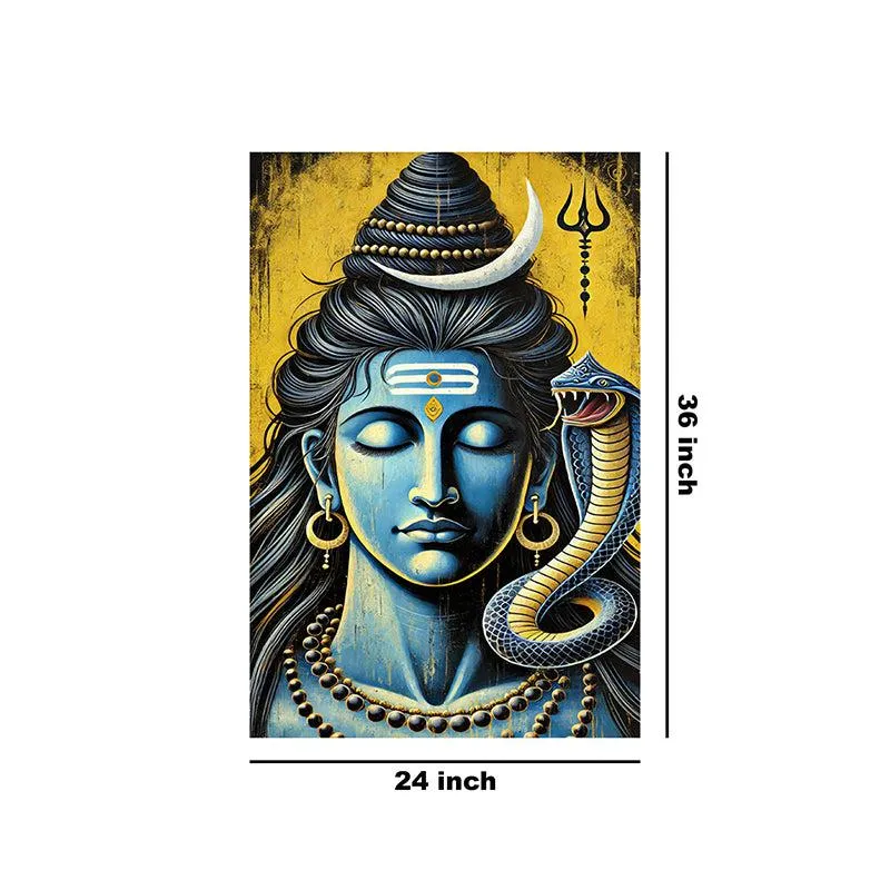 Silent Reverie Poly Canvas Wall Painting media 9