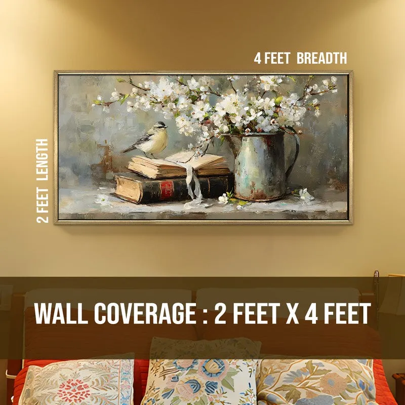 Rustic Harmony Canvas Wall Painting With Frame media 8