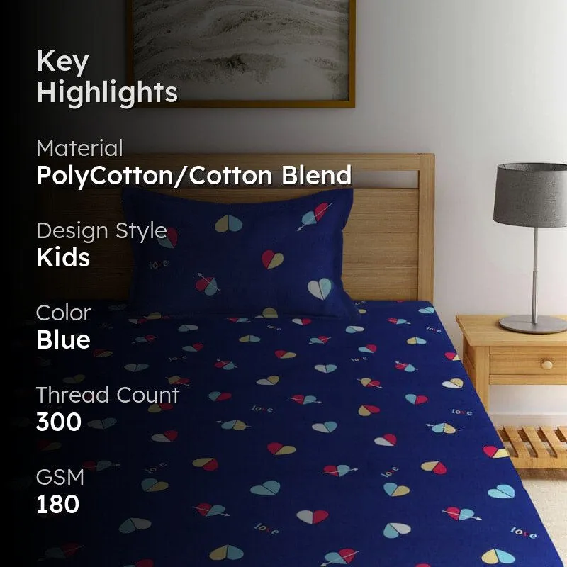 Hearty Half Whimsy Bedsheet - 180 GSM media 2