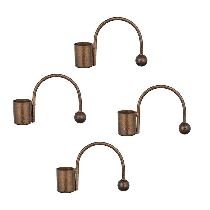 Arfa Tealight Candle Holder (Copper) - Set of Four media 5