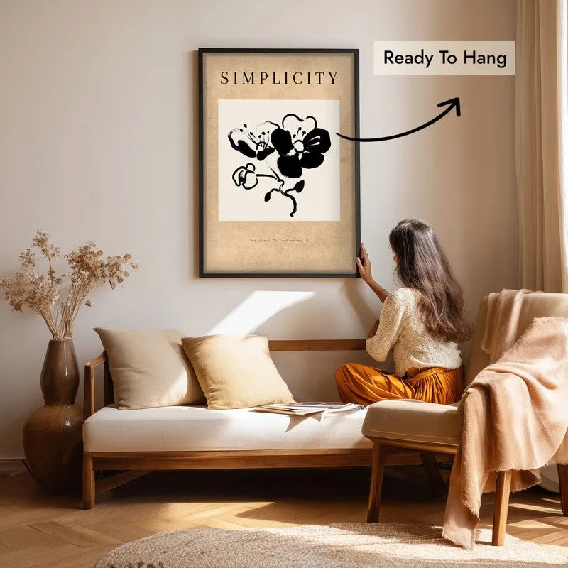 Florenza Canvas Wall Painting With Black Frame media 7