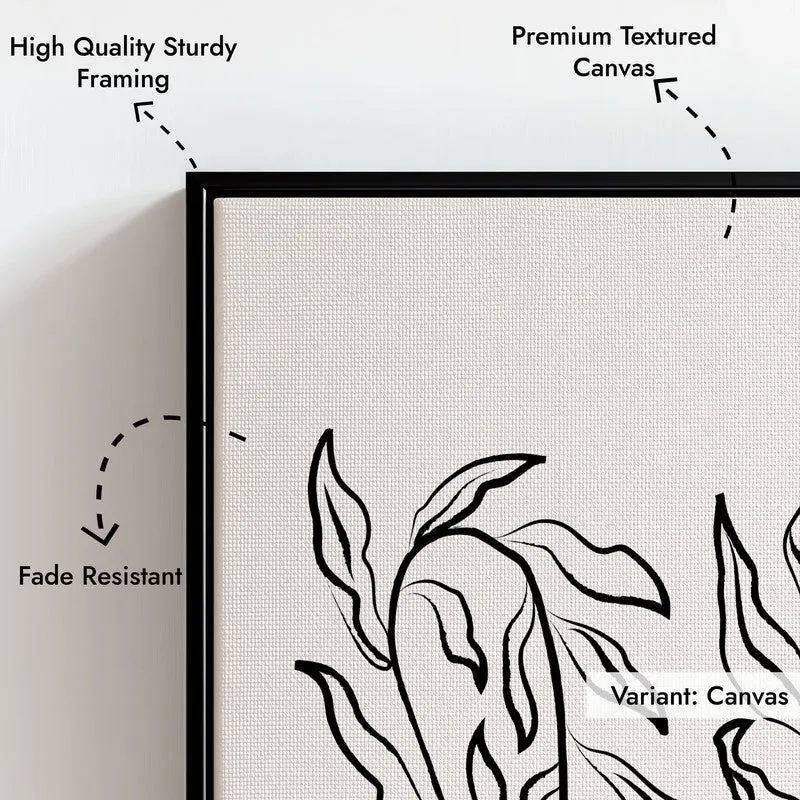 Everleaf Canvas Wall Painting With Black Frame media 5