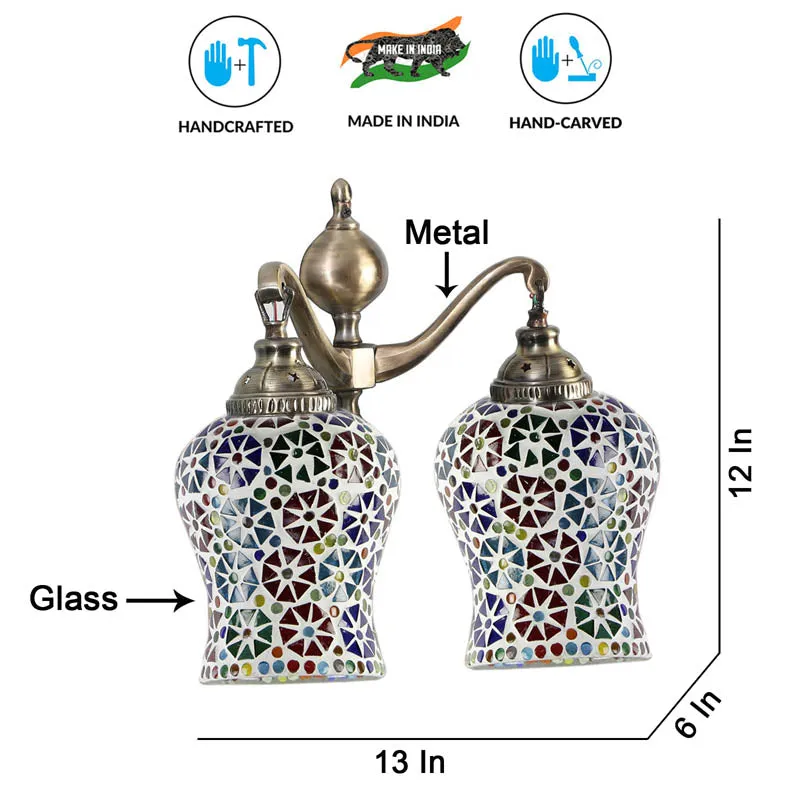 Celestial Metal Mosaic Wall Lamp media 7