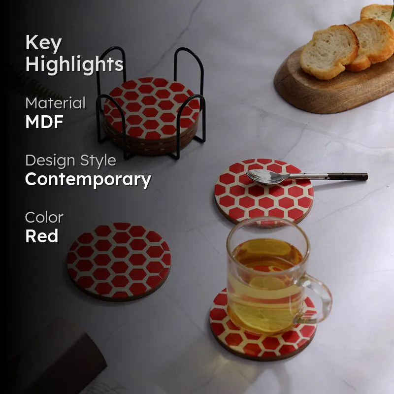 Vexis MDF Coaster - Seven Piece Set media 2
