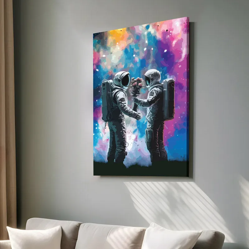Astral Love  Wall Painting media 3