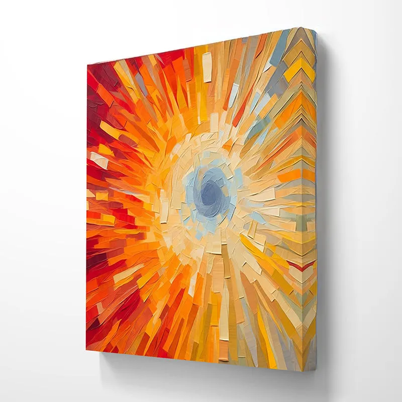Fireburst Wall Painting media 5