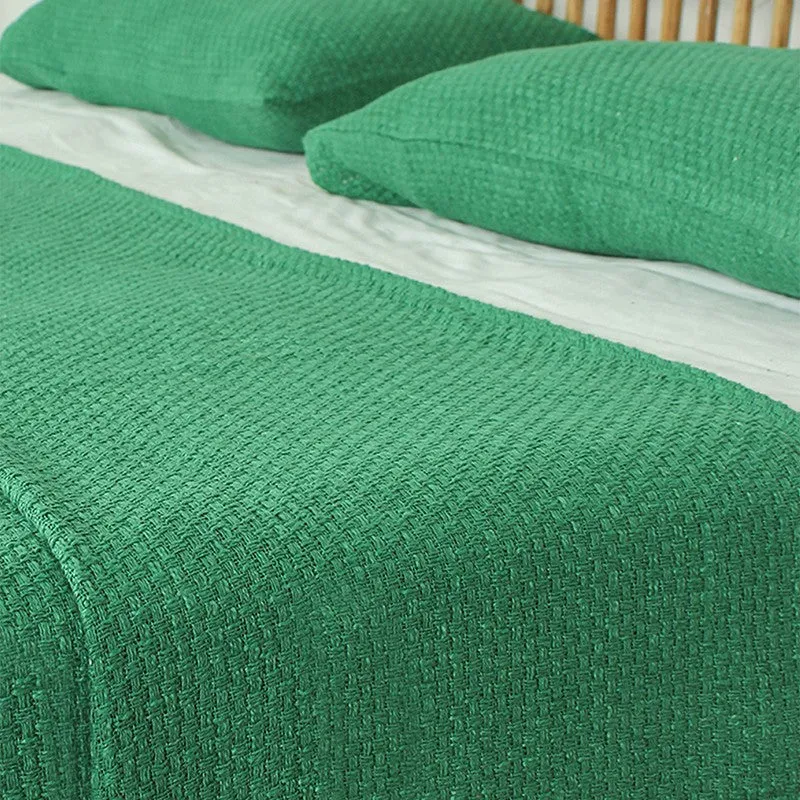 Solara Whim Handloom Bedcovers - Green media 5