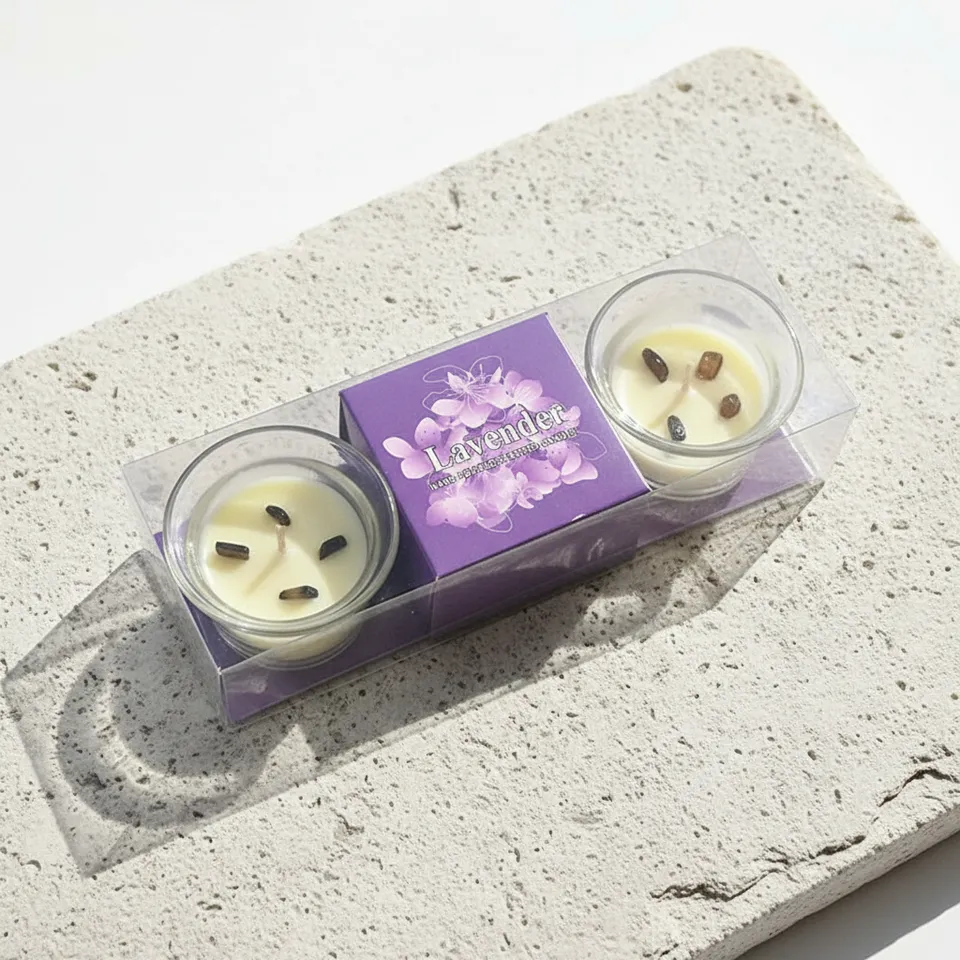Solvyn Scented Candle (Lavender) - Set Of Two media 1
