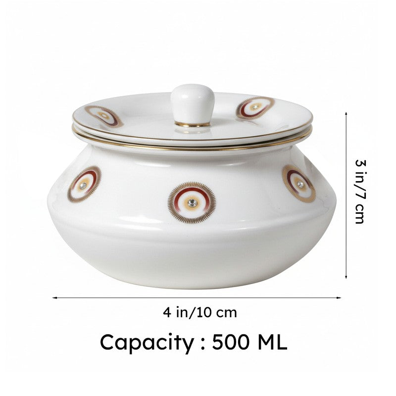 Twin Delight Kadhai Set With Lid (500 mL Each) - Set Of Two media 6