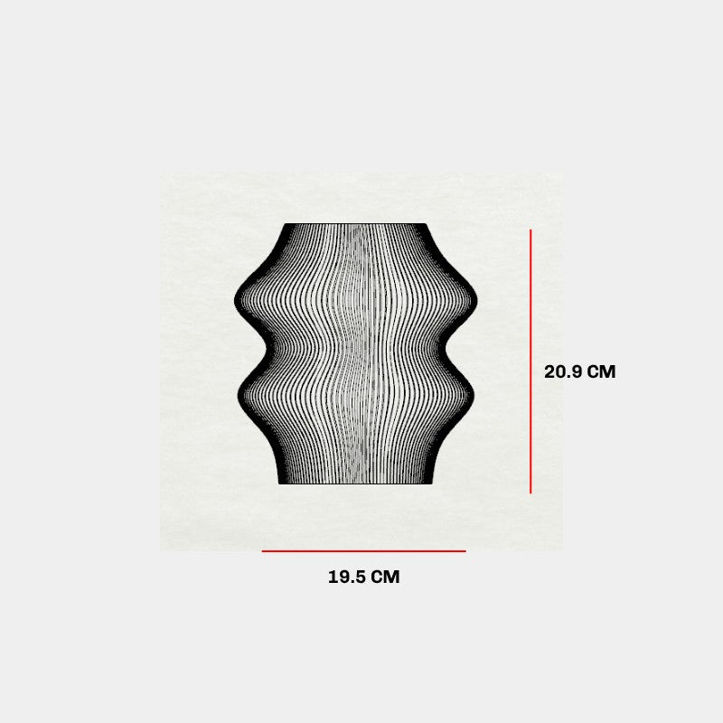 Fig Living Phantom Vase GP (3d Printed) - Two Piece Set media 12