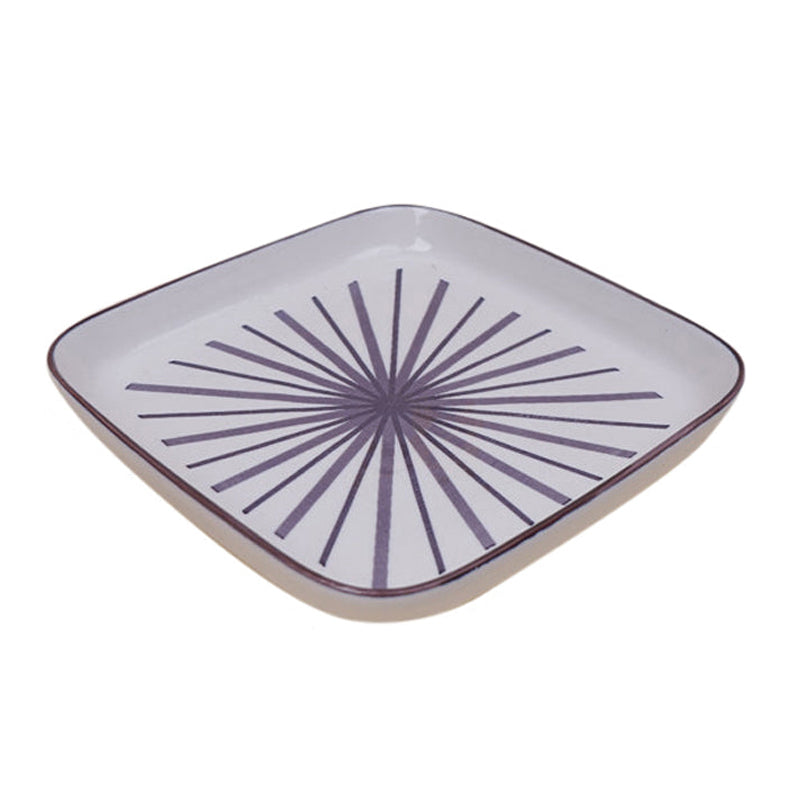 Mario Maroon Square Snack Plate - Set Of Two media 6