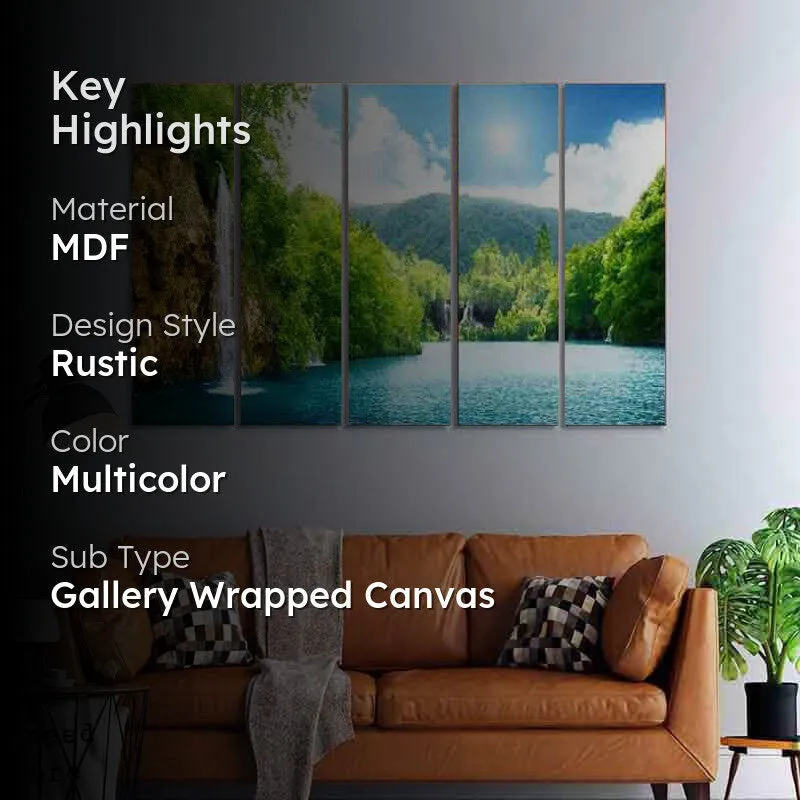 Backwaters Wall Art - Five Piece Set media 2