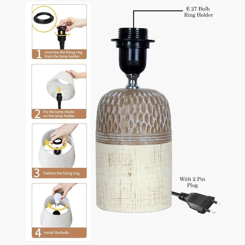GlowMorph Ceramic Table Lamp - Black media 5