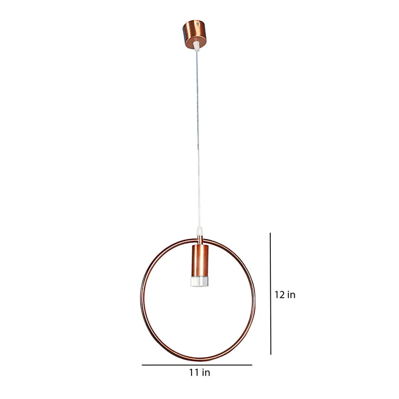 Coppre II Iron Ceiling Lamp media 8