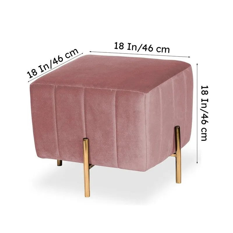 Zevion Softara Ottoman - Pink media 8