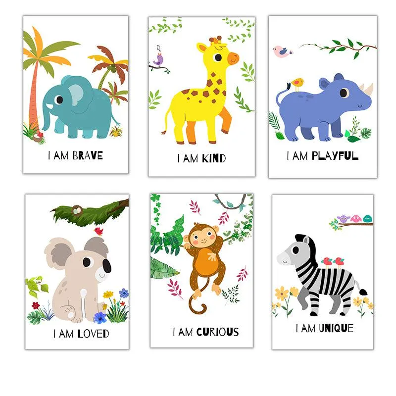 Cute Affirmation Wall Poster - Set of Six media 4