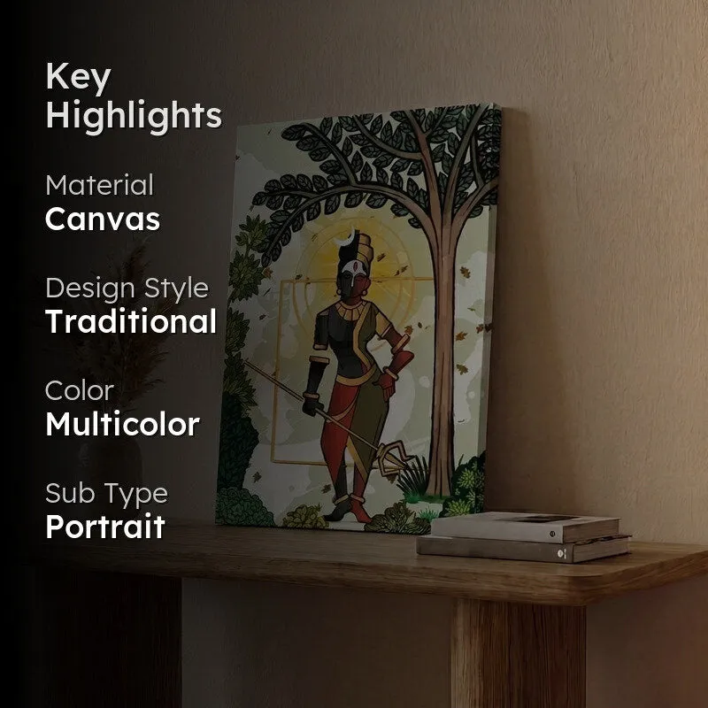 Ardhanarishwara Charm Wall Painting media 2