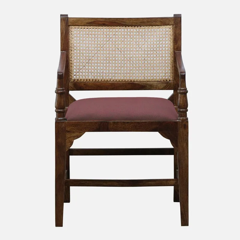 Stackon Rose Wood Accent Chair - Pink media 3