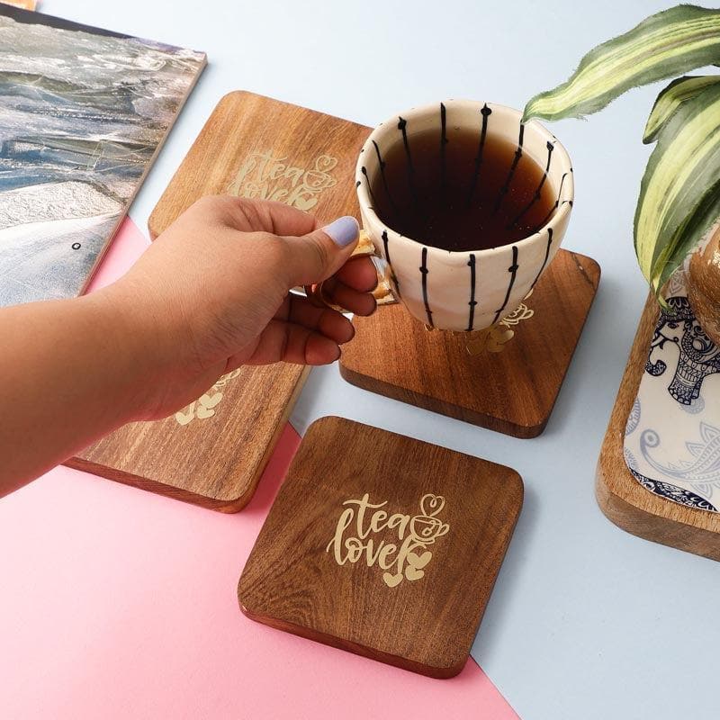 Love For Tea Coaster - Set Of Four media 3