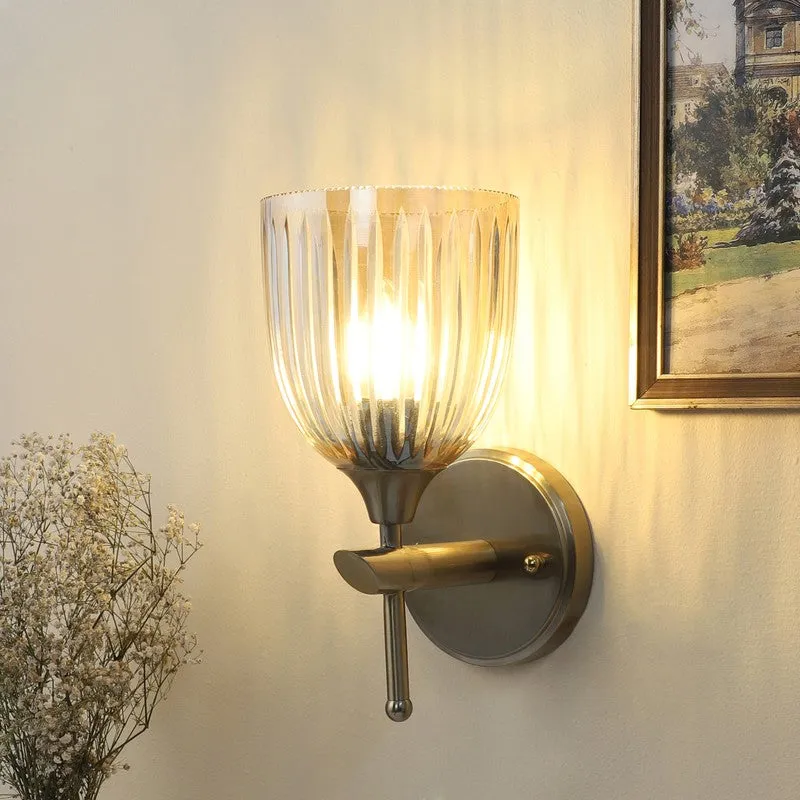 Mirelia Elegant Glass Wall Lamp media 1