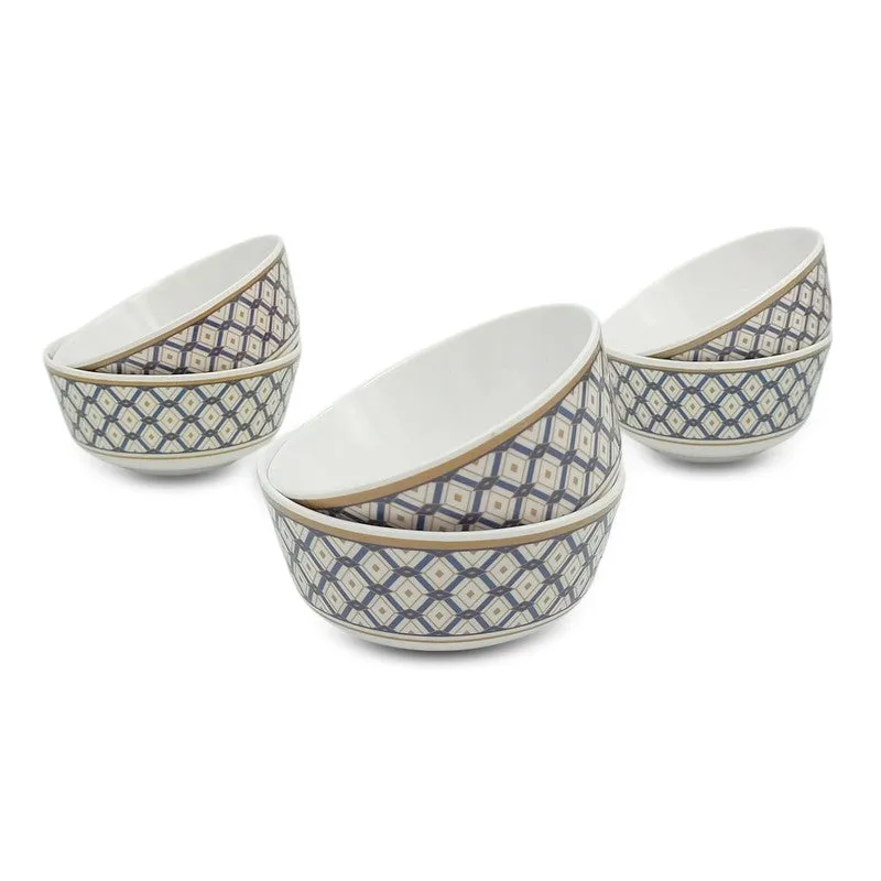 Gorgeous Melamine Snack Bowls (200 mL Each) - Set of Six media 8