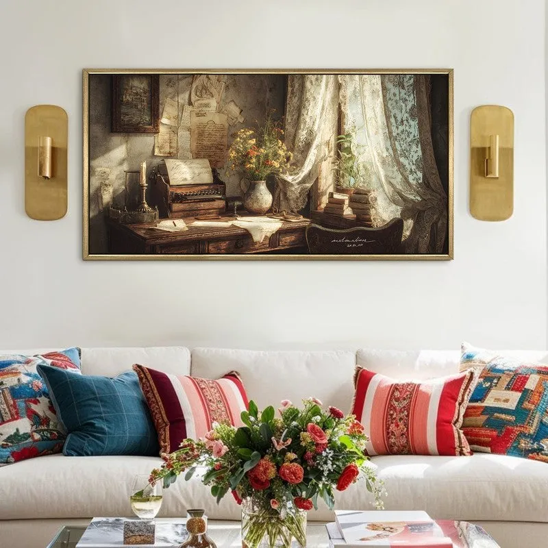 Alluring Candlelit Vintage Wall Art media 1