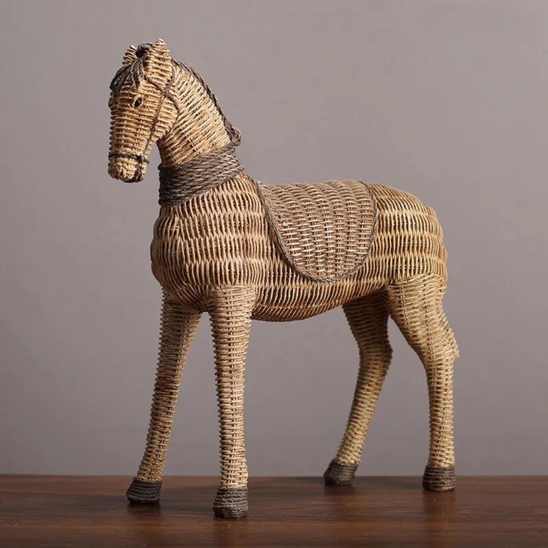 Decorative Horse Showpiece - Brown media 1