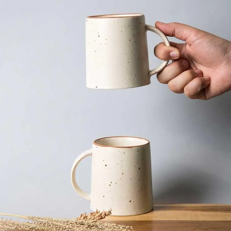 Earthy Stoneware Coffee Mug (350 mL Each) - Set of Two media 4