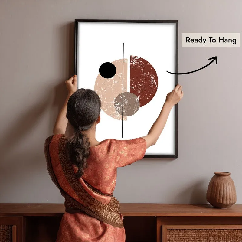 Tectonic Shift Canvas Wall Painting With Black Frame media 10