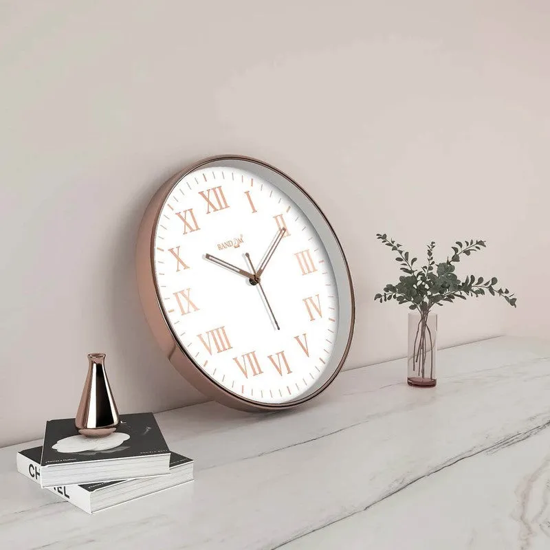 Retrovia Premium Silent Sweep Wall Clock - White media 3