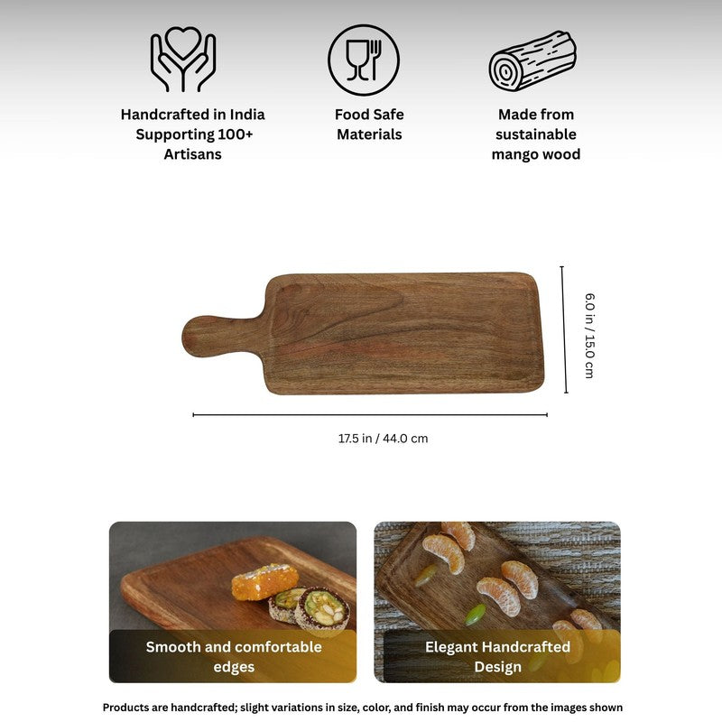 Charcuterie Mango Wood Platter media 6