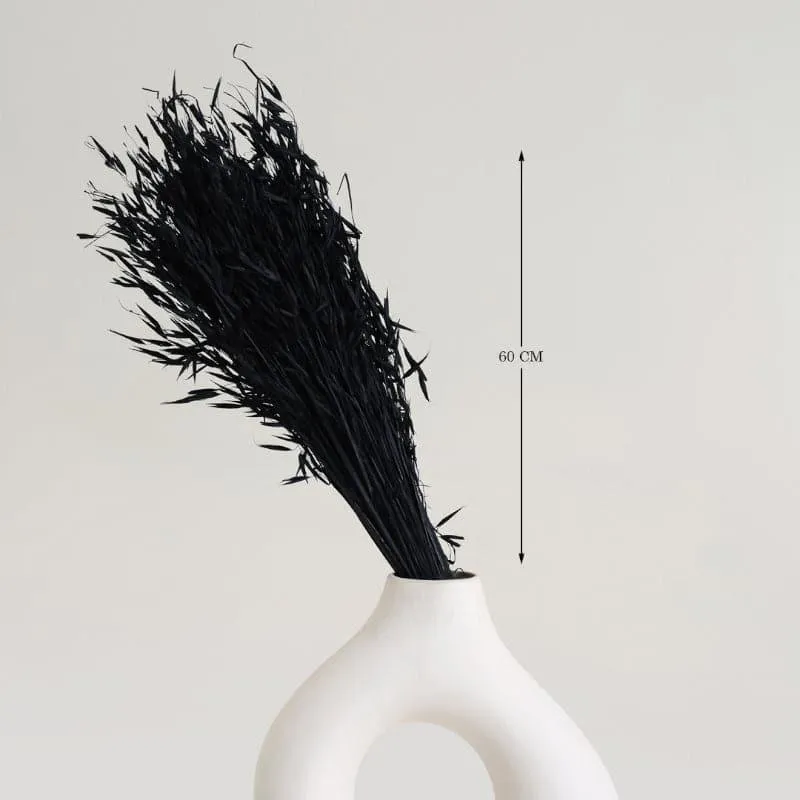Hazo Millet Grass Dried Havana Grass Bunch - Black media 4