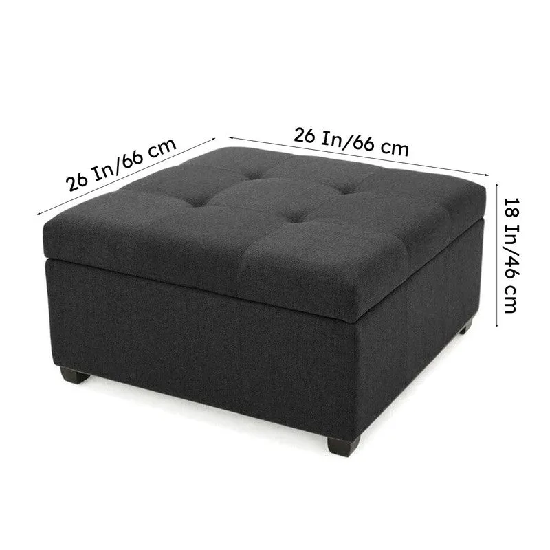 Uvaro Comelo Ottoman - Grey media 10