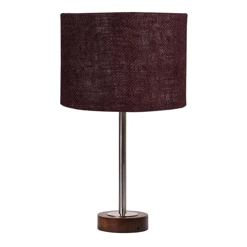 Sienna I Rodin Wooden Table Lamp - Brown,Silver media 4