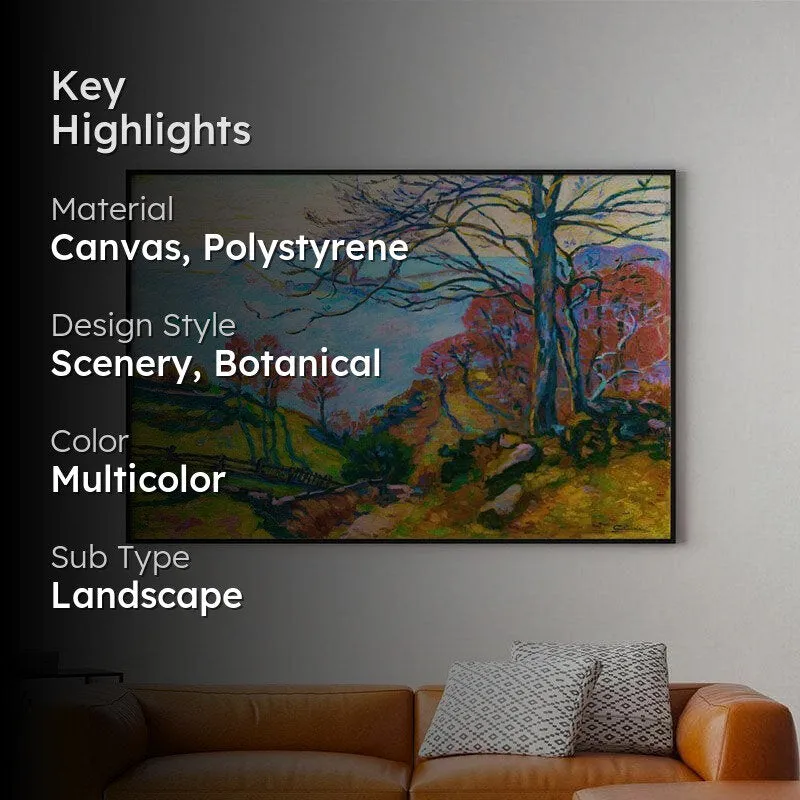 Shedding Canvas Painting - Black Frame media 2