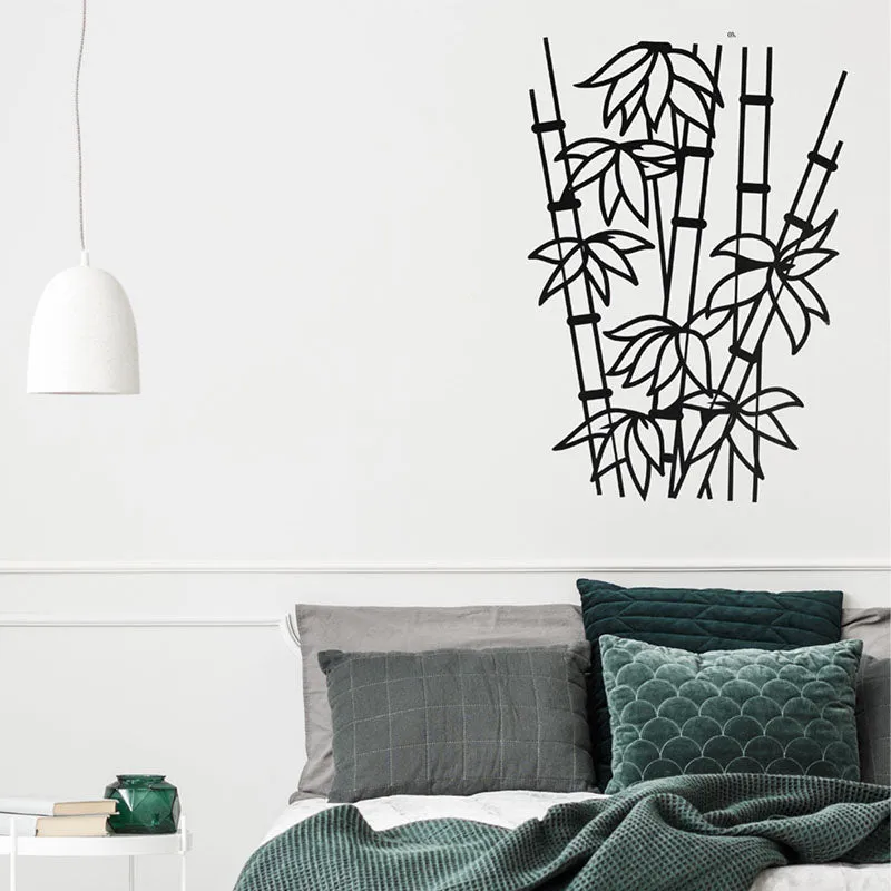Bamboo Black Iron Wall Accent media 1