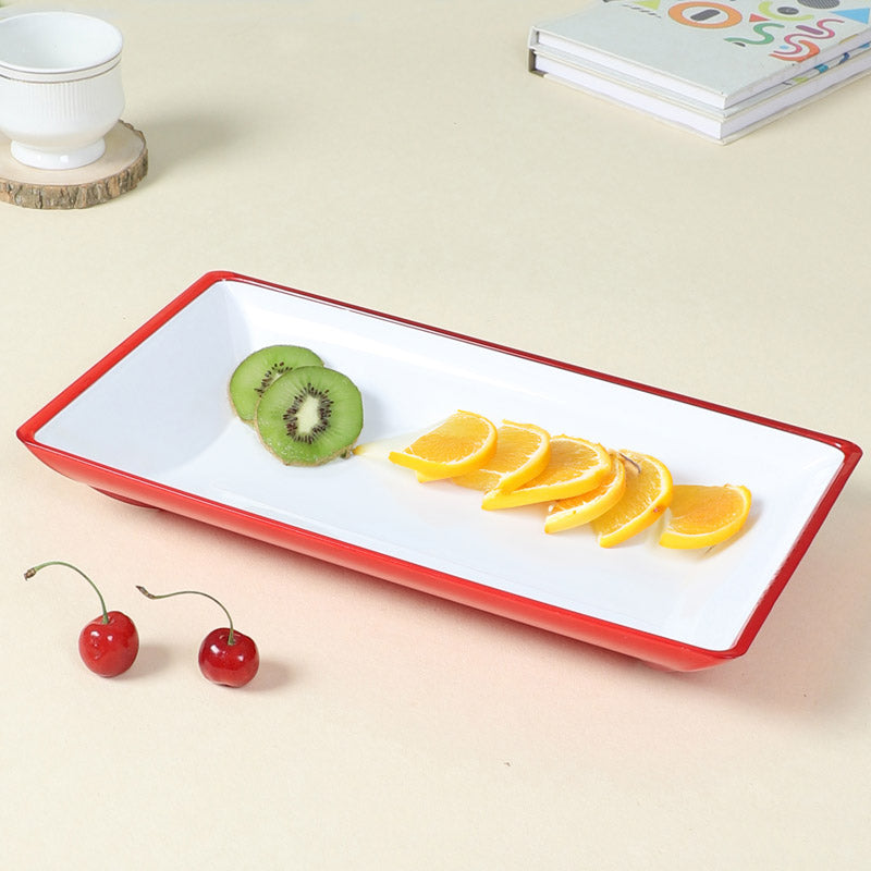 Samaira Polypropylene Platter - Red