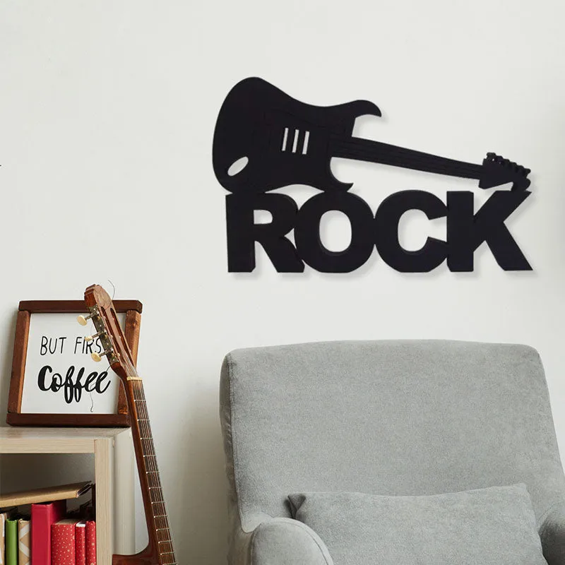 Rock Music Black Iron Wall Accent media 1