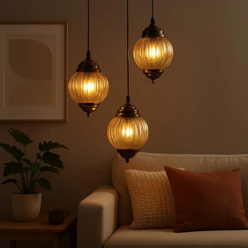 Orbelux Metal Cluster Ceiling Lamp media 1