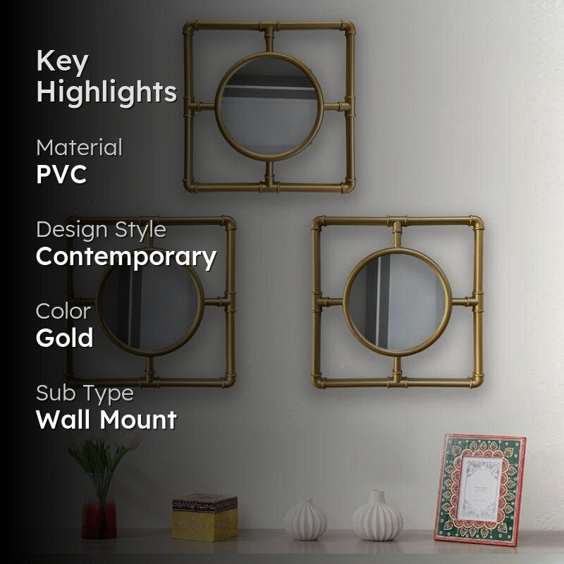 Milava Decorative Mirror - Set Of Three media 2