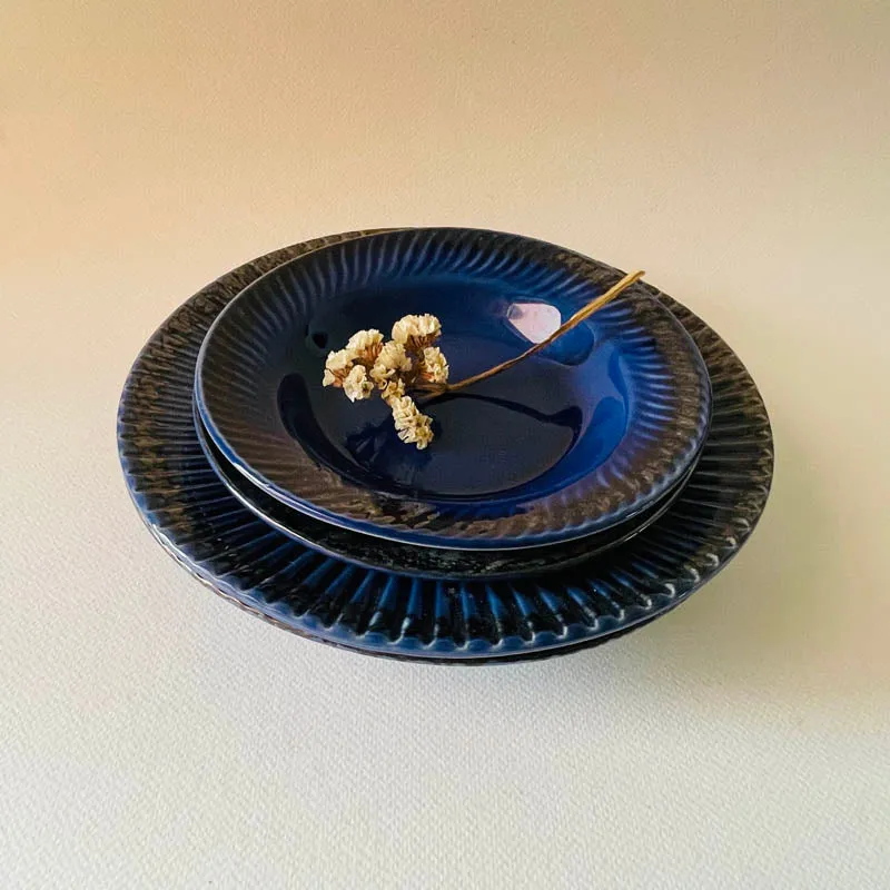 Magra Pasta Plate (Blue) - Set Of Four media 4
