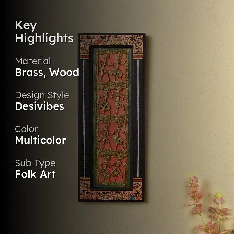 Makai Brass & Wood Wall Accent media 2