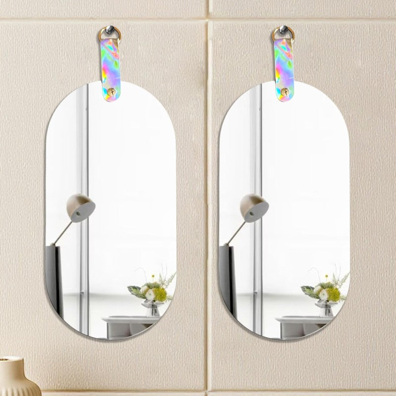 Pure Reflection Frameless Wall Mirror - Set Of Two media 5