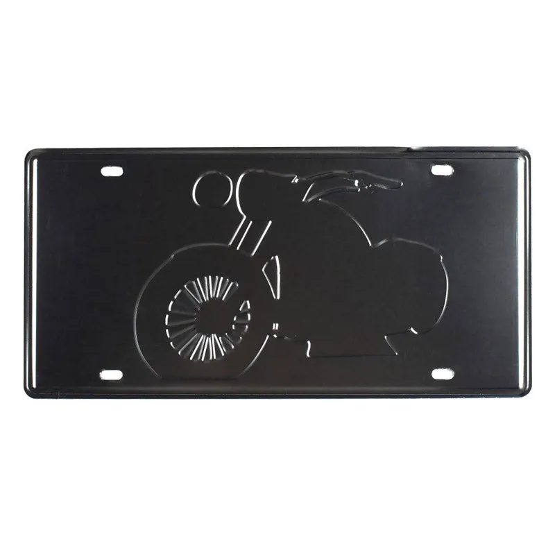 Motel Chevrolet Motorbike Metal Wall Accent media 4