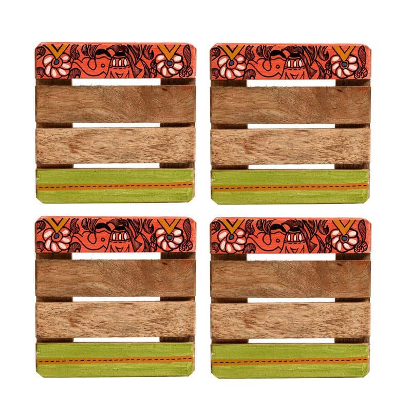 Dittaya Madhubani Coaster - Set Of Four media 5