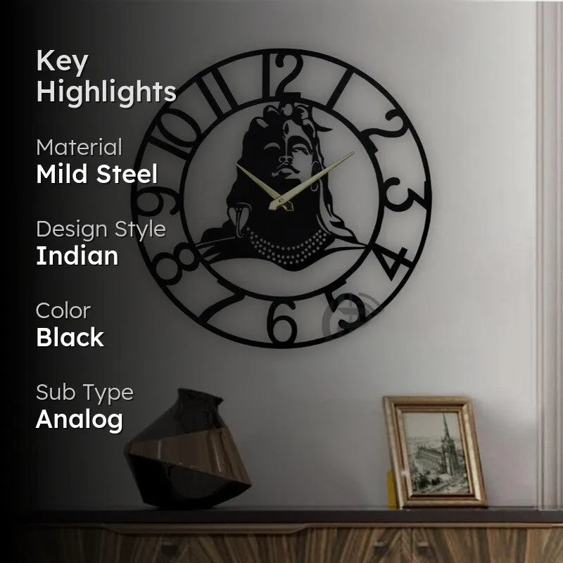 Drift Silent Wall Clock - Black media 2