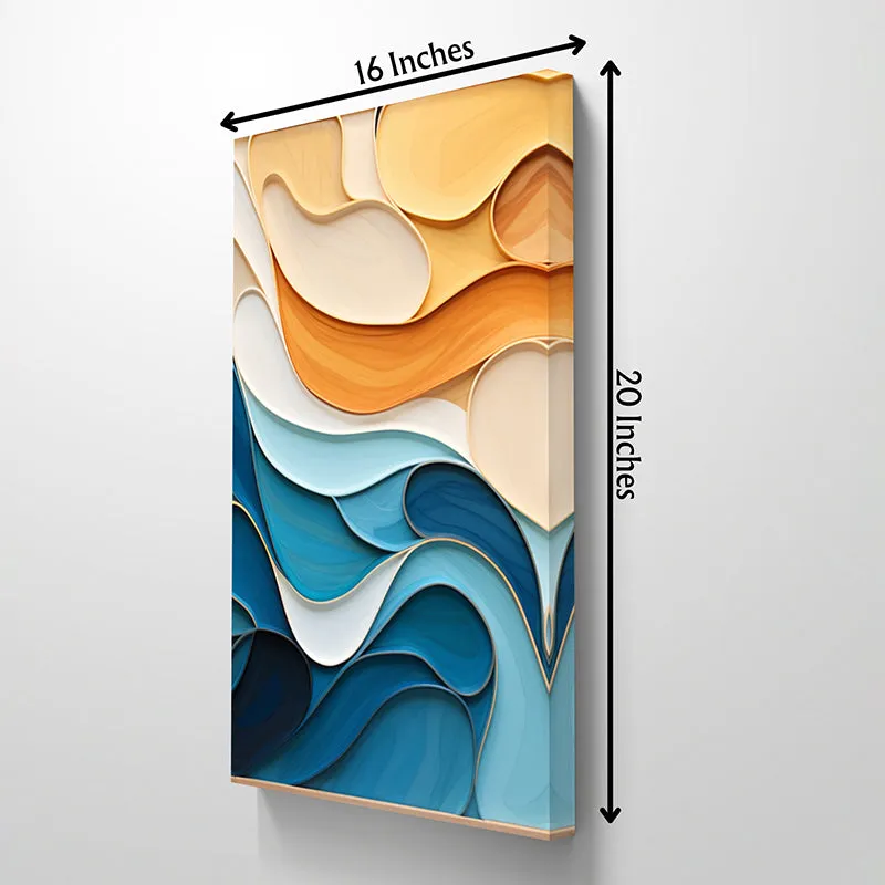 Vibrant Strokes Wall Painting media 5