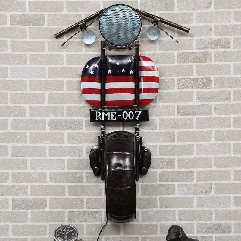Motorcycle Diaries Iron Wall Accent